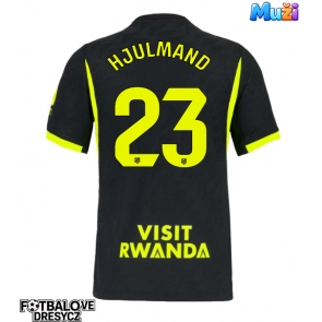 Atletico Madrid Morten Hjulmand #23 Venkovní Dres 2026-27 Krátký Rukáv